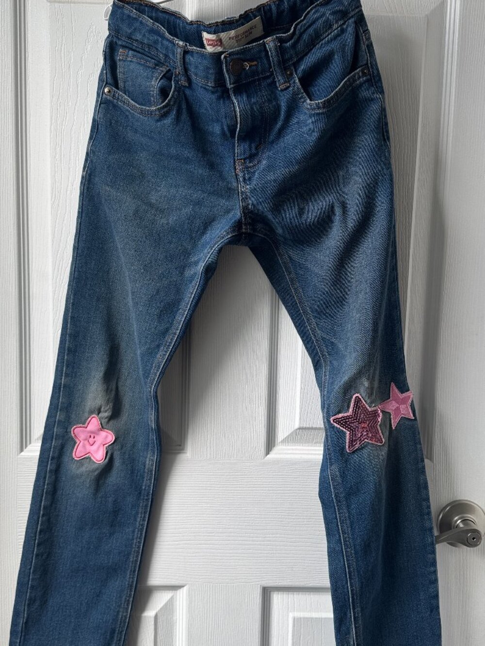 Upcycled Levi's 511 Performance Slim Jeans Girls Size 12